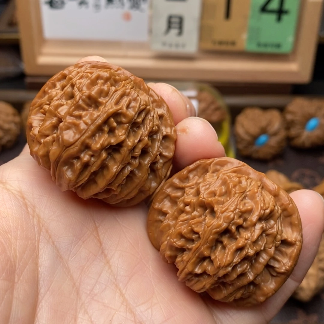 文玩核桃把件四座楼42