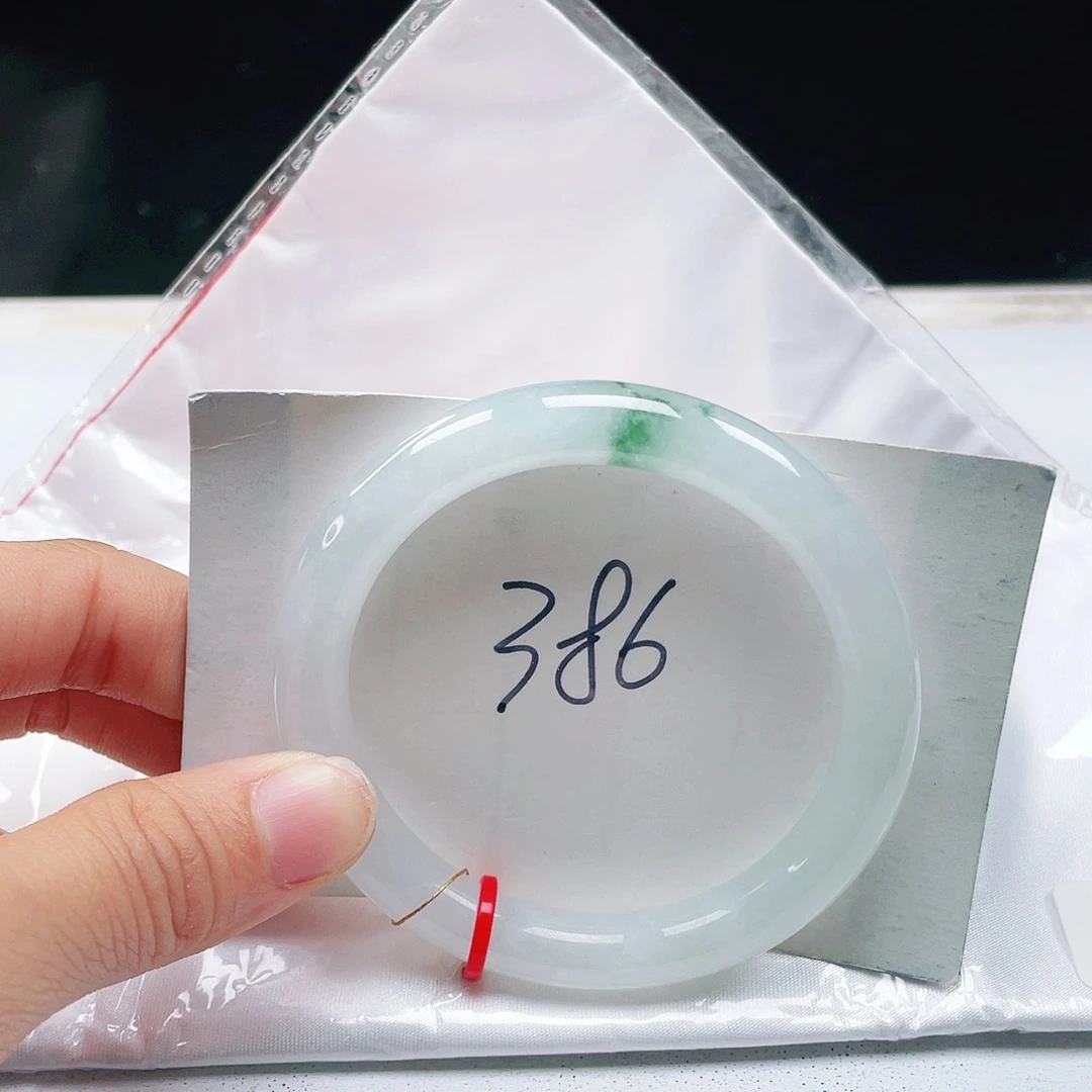 翡翠未镶嵌手镯53圆条