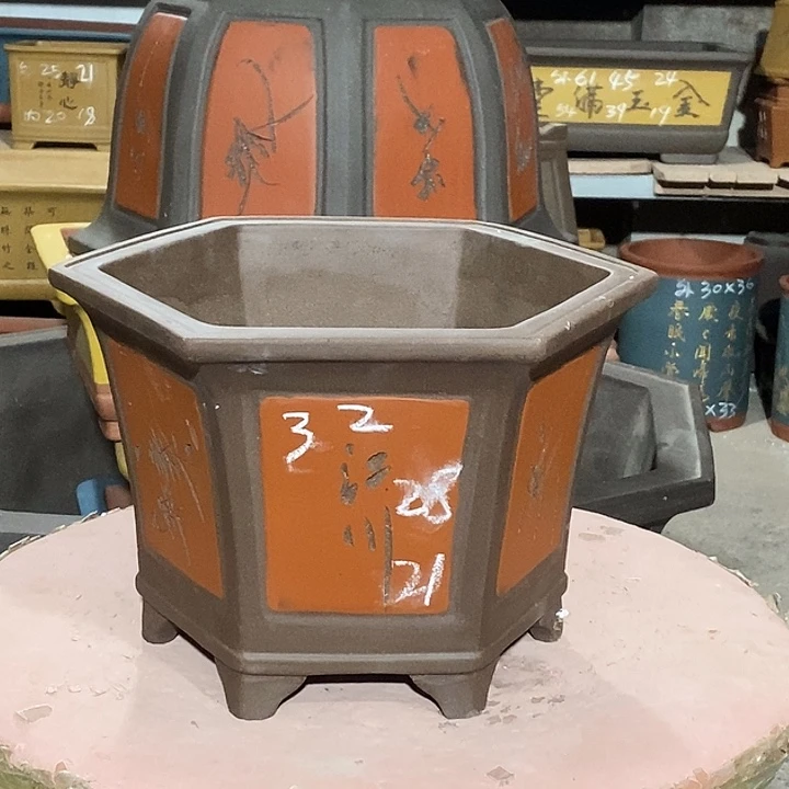 宜兴紫砂花盆花盆