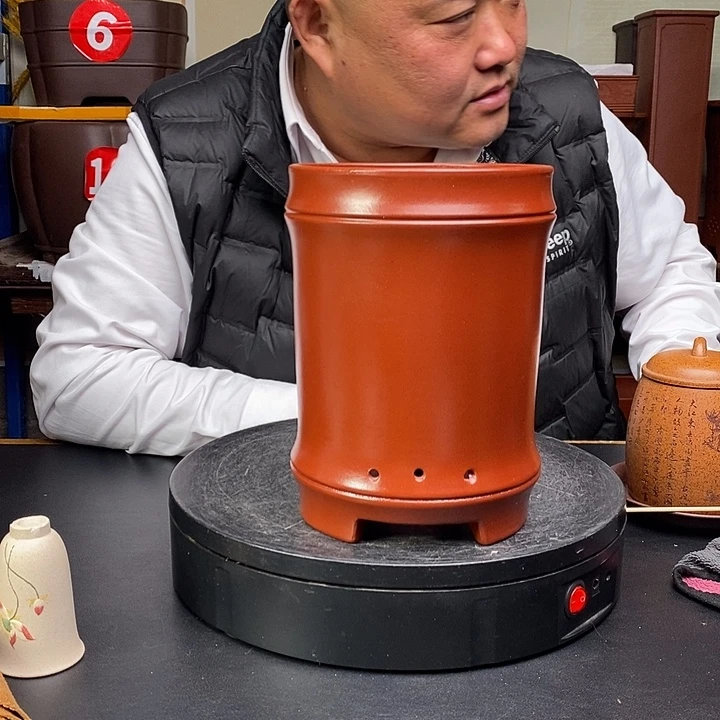 紫砂花盆货号一只ZJ56