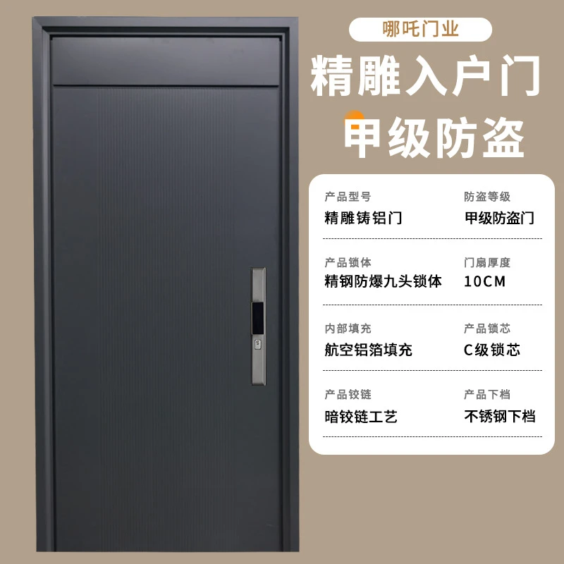 N62025全新卡门艺铸铝门，代替你家防盗门，升级不加价