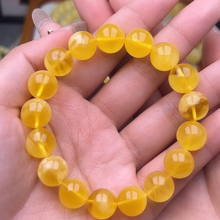 琥珀未镶嵌裸石橘子汽水