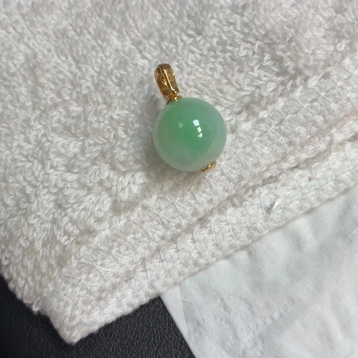 翡翠未镶嵌颈饰翡翠天然A货单珠