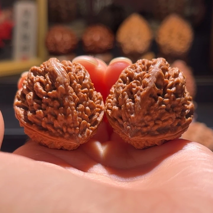 吊坠文玩核桃碎花草莓18