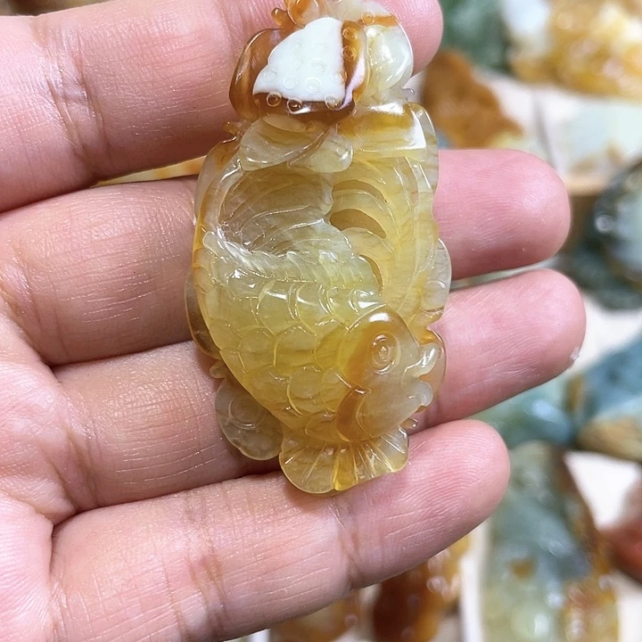 岫玉吊坠(不含链)未镶嵌