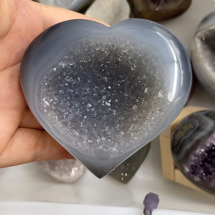 紫晶珠宝半成品未镶嵌