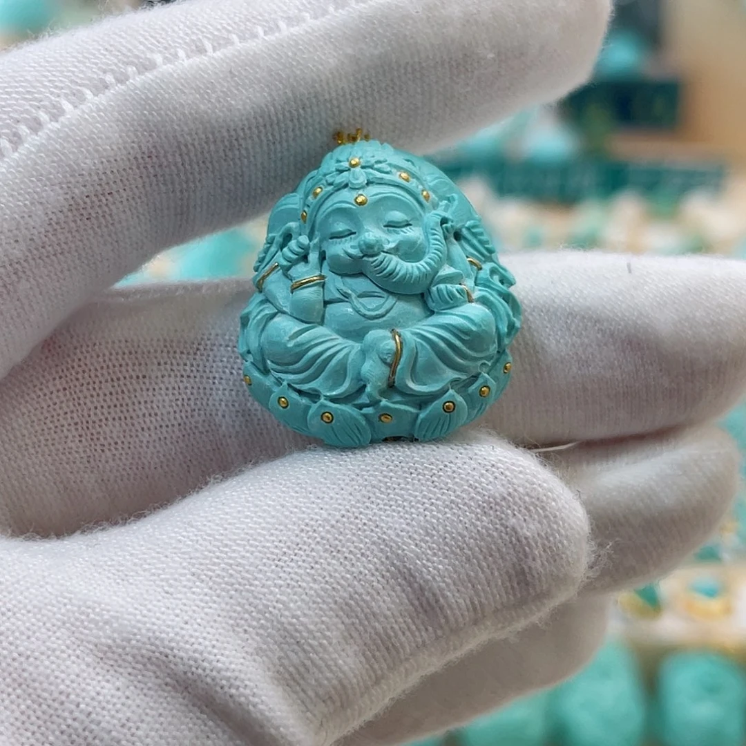 绿松石珠宝奇石未镶嵌