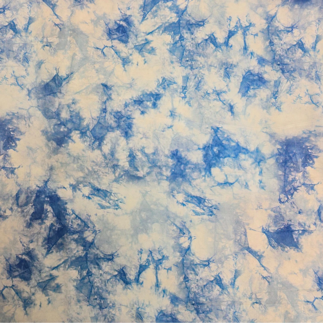 【贡缎棉绸.扎染】新款贡缎棉绸面料（两米包邮）