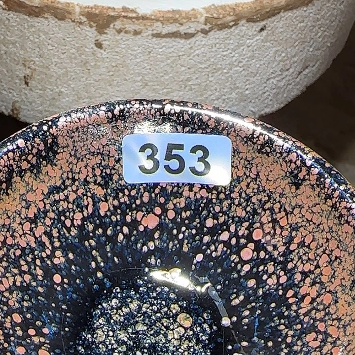 茶盏琢泥窑建盏柴烧