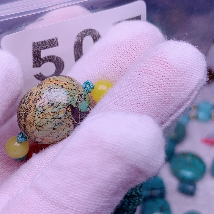 绿松石未镶嵌珠宝半成品