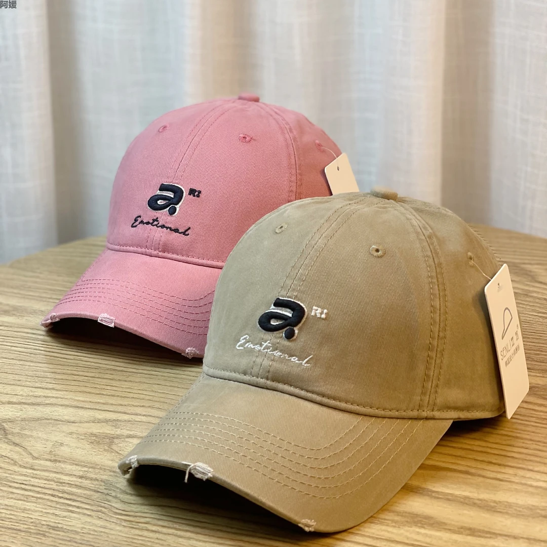 阿媛品质大围深顶2025春夏季棒球帽女新款显脸小加大宽帽檐鸭舌帽