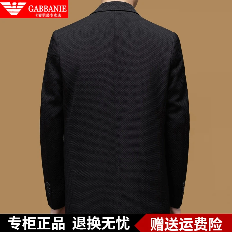 意大利专柜时尚中青年薄款休闲商务修身男士春秋西服外套潮流