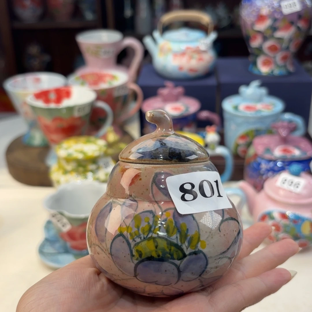 景德镇手绘高温釉下彩陶瓷茶具