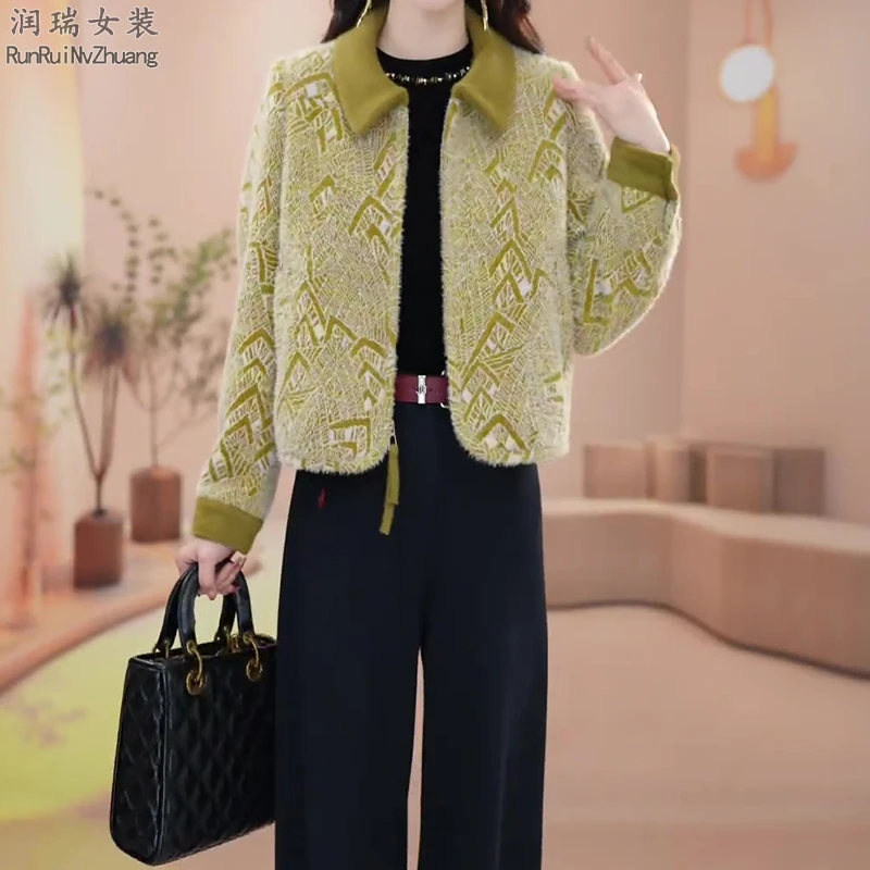 常规款休闲外套女装长袖常规短外套秋冬百搭春秋减龄2025潮流上衣