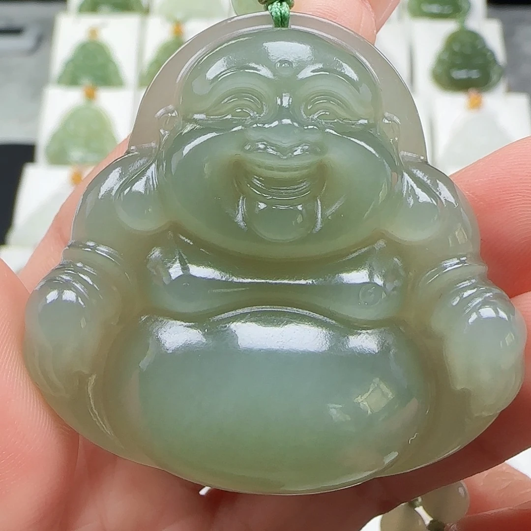 和田玉未镶嵌吊坠(赠链)