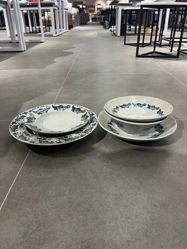 2个宽边汤盘+2个汉斯碗+1个螺纹碗（福利品只有一个，不支持换货）