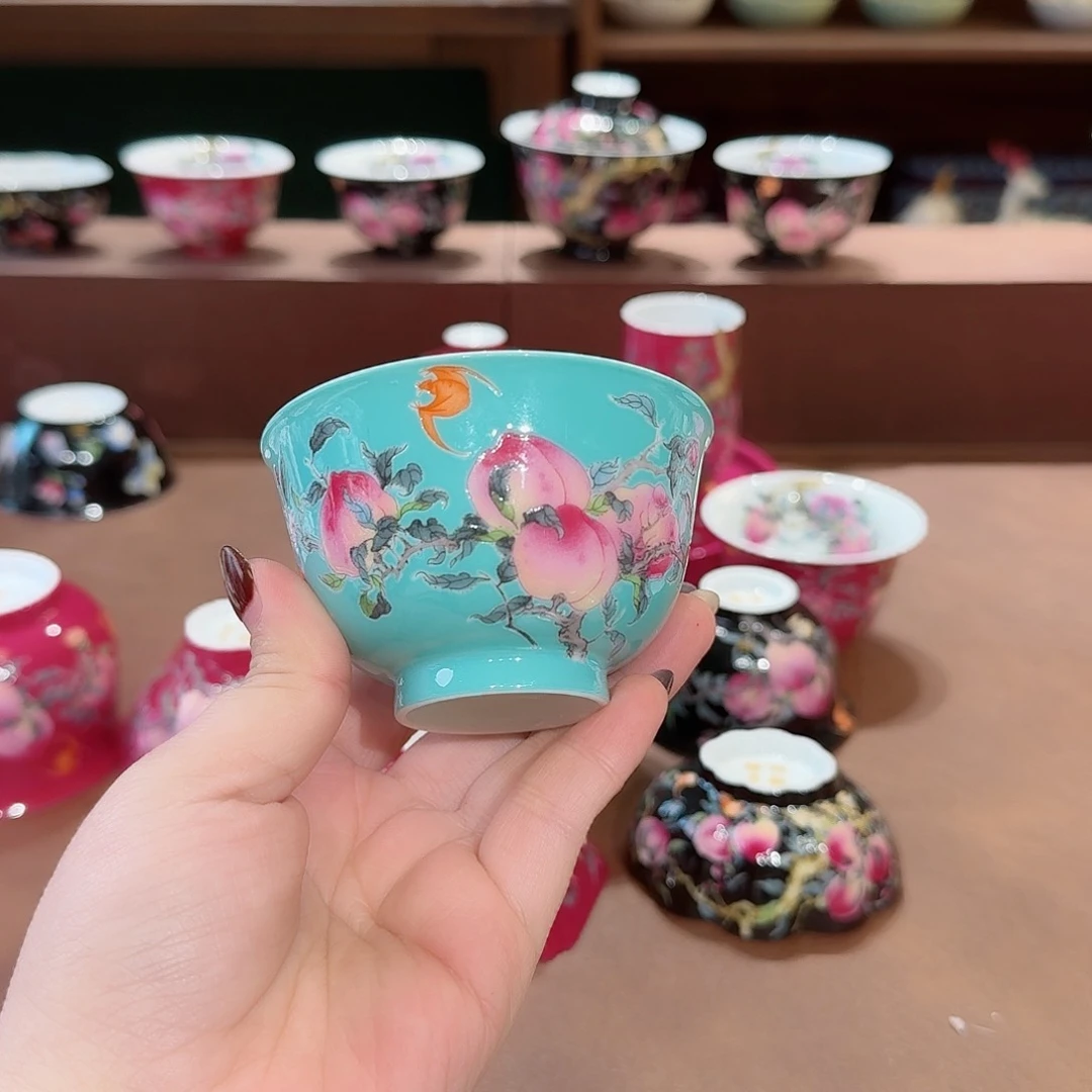 珐琅彩主人杯茶具套装