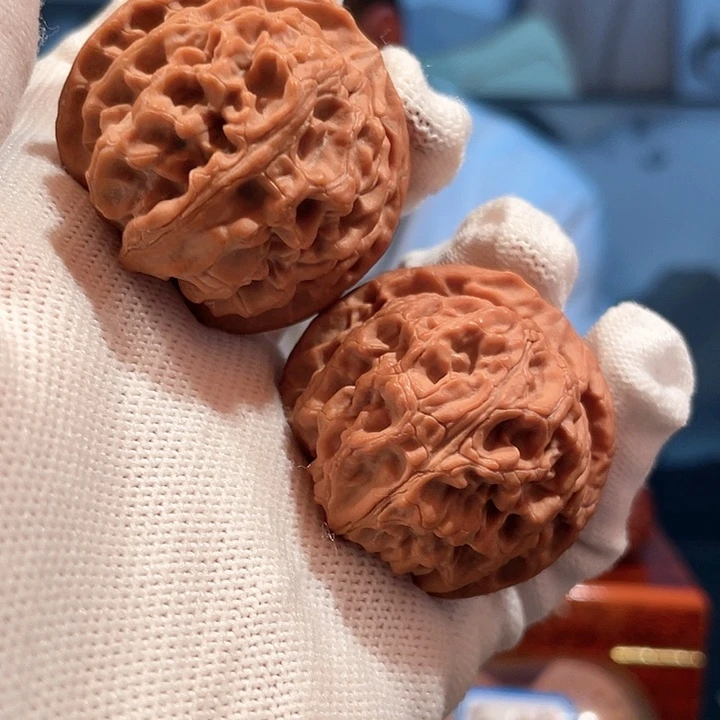 文玩核桃把件如*4215苹果园