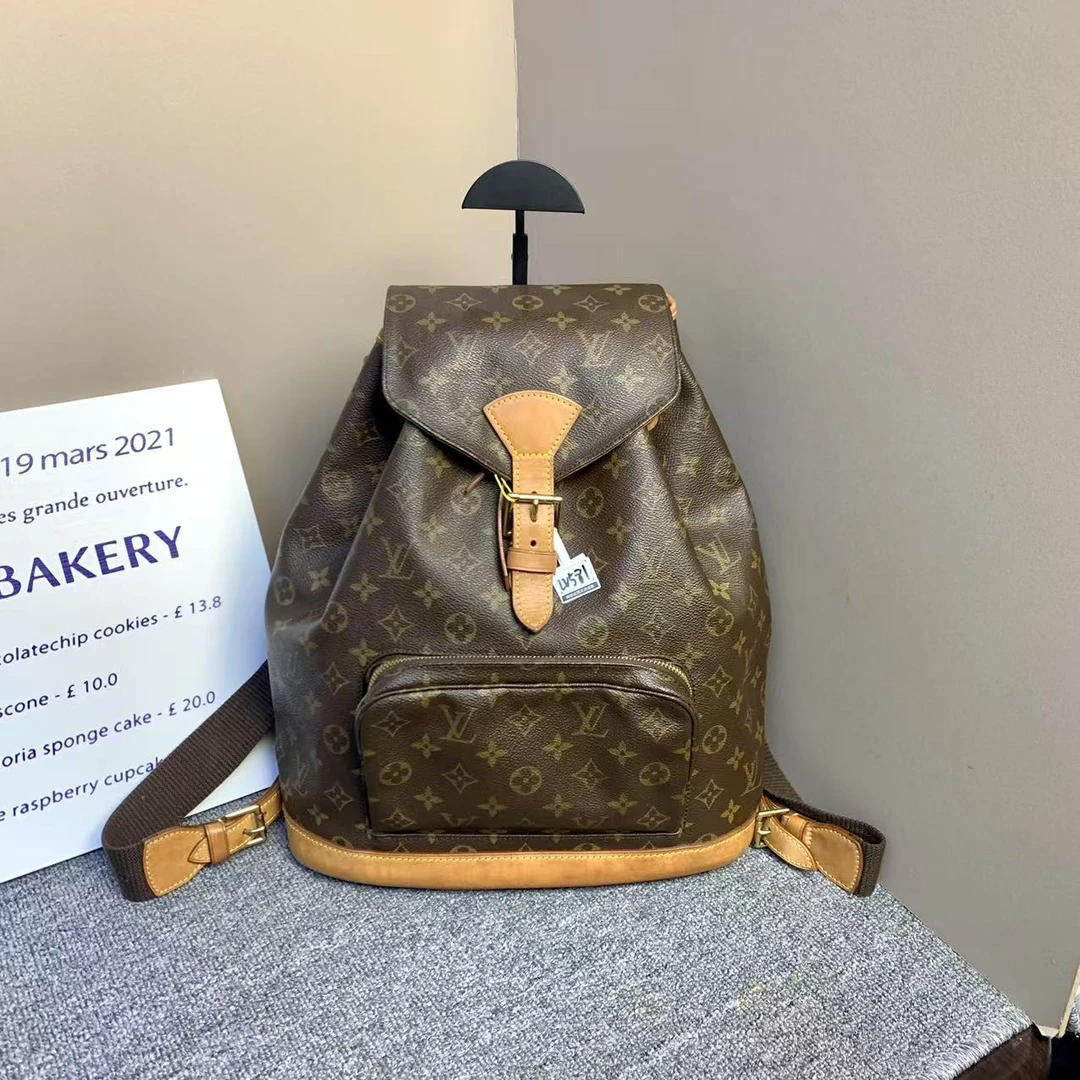 95新 LouisVuitton/路易威登 LV单肩包/路易威登老花大双肩包