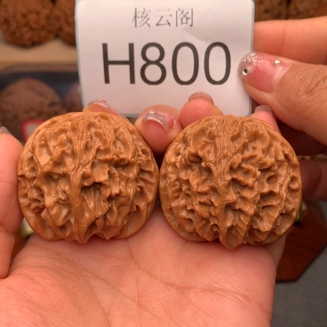 文玩核桃把件43原桩苹果园