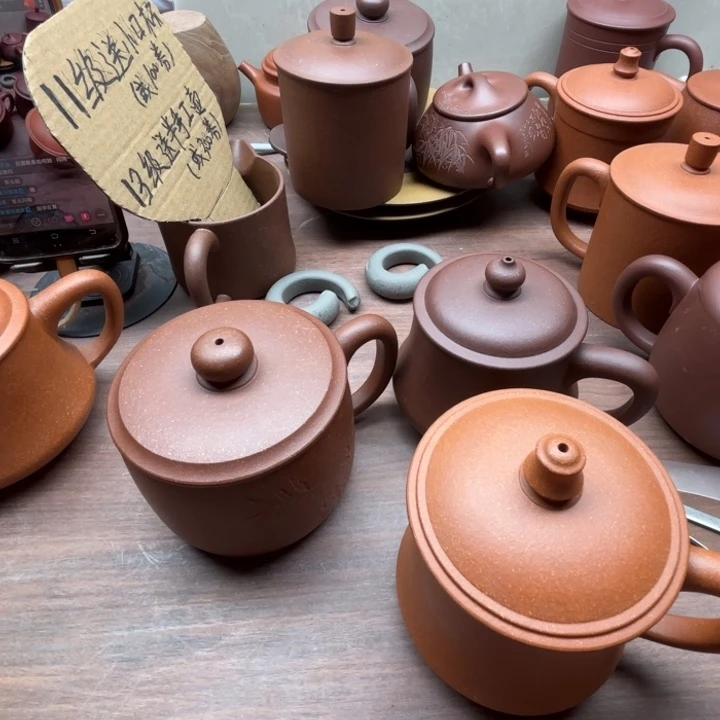 紫砂茶壶普****?半手工盖呗