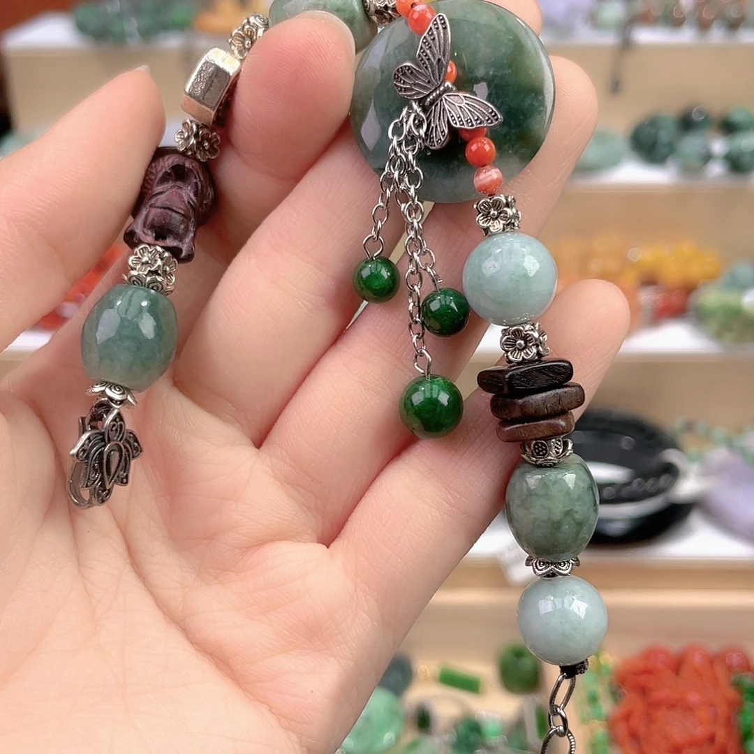 翡翠未镶嵌手链手链