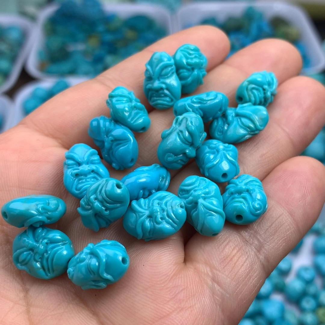 绿松石未镶嵌吊坠(不含链)