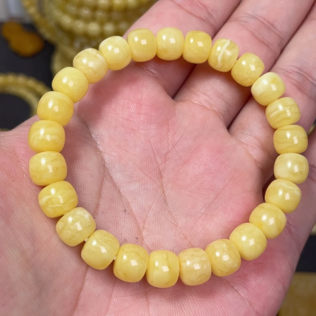 未镶嵌蜜蜡裸石蜜蜡手串8.7mm