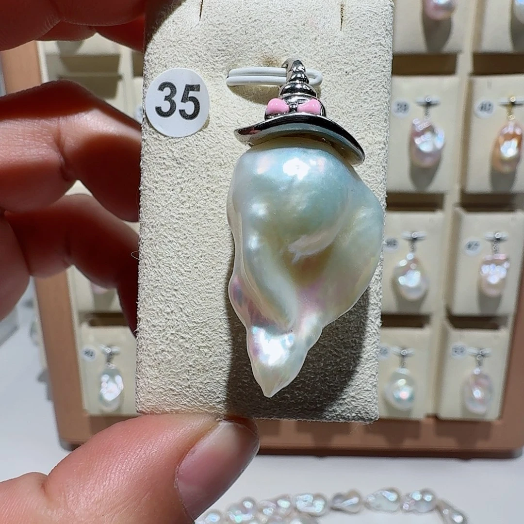 合金淡水珍珠颈饰