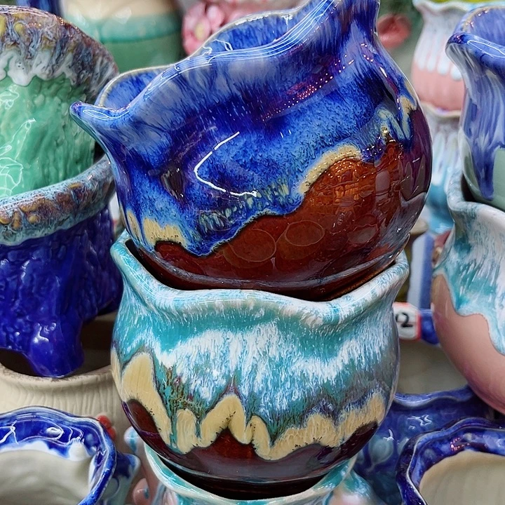 有孔.多肉陶瓷花盆！