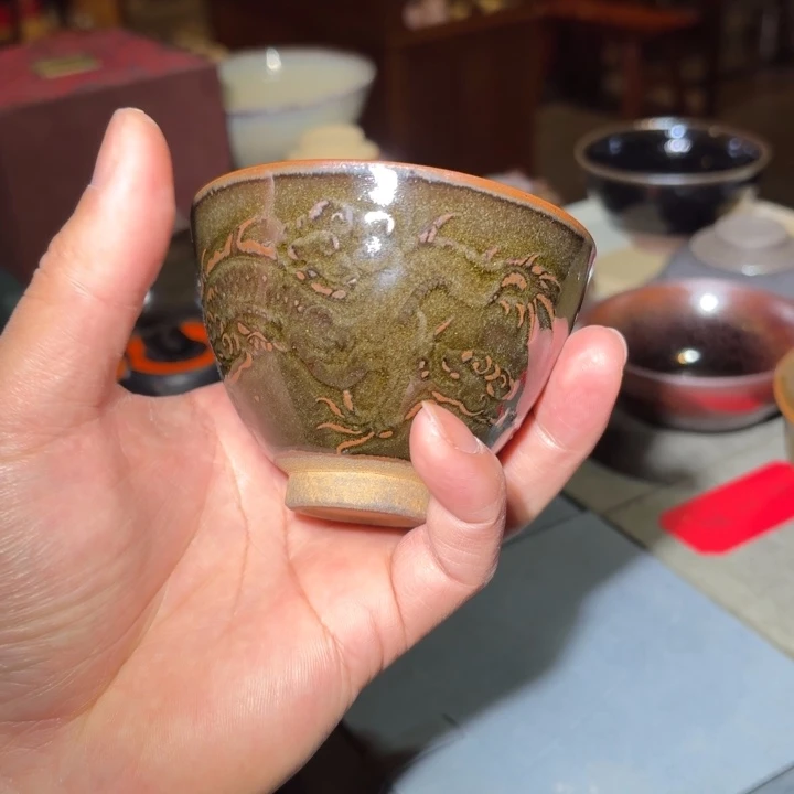 茶盏建窑建盏主人杯