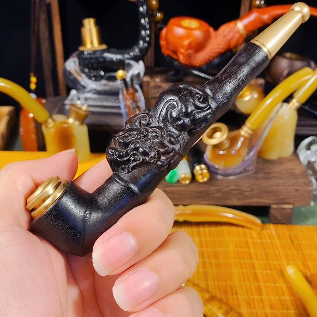 高端定制金丝楠烟嘴