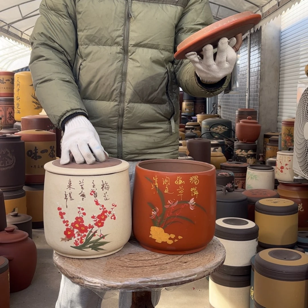 紫砂茶叶罐8 饼茶叶罐