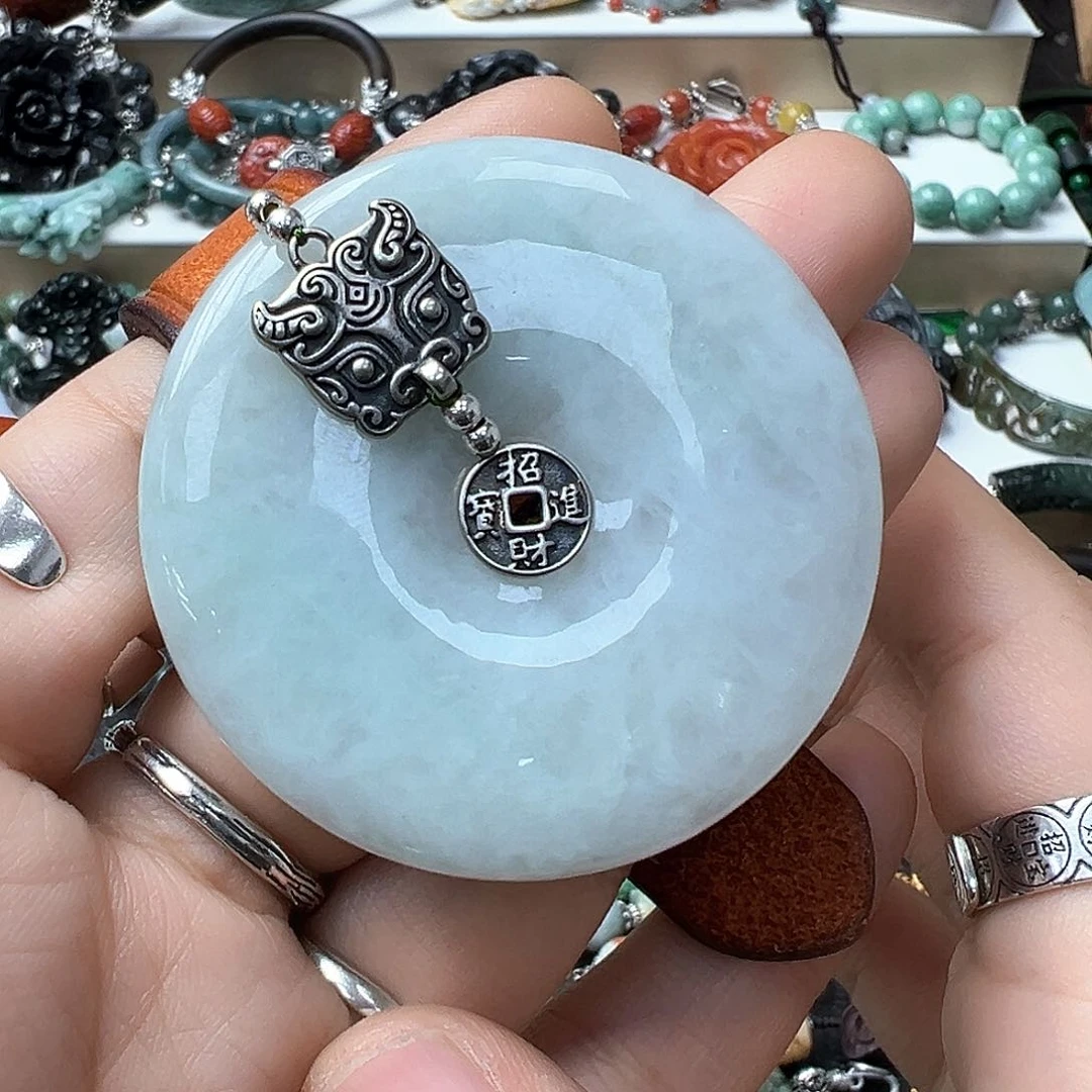 翡翠戒指未镶嵌炸