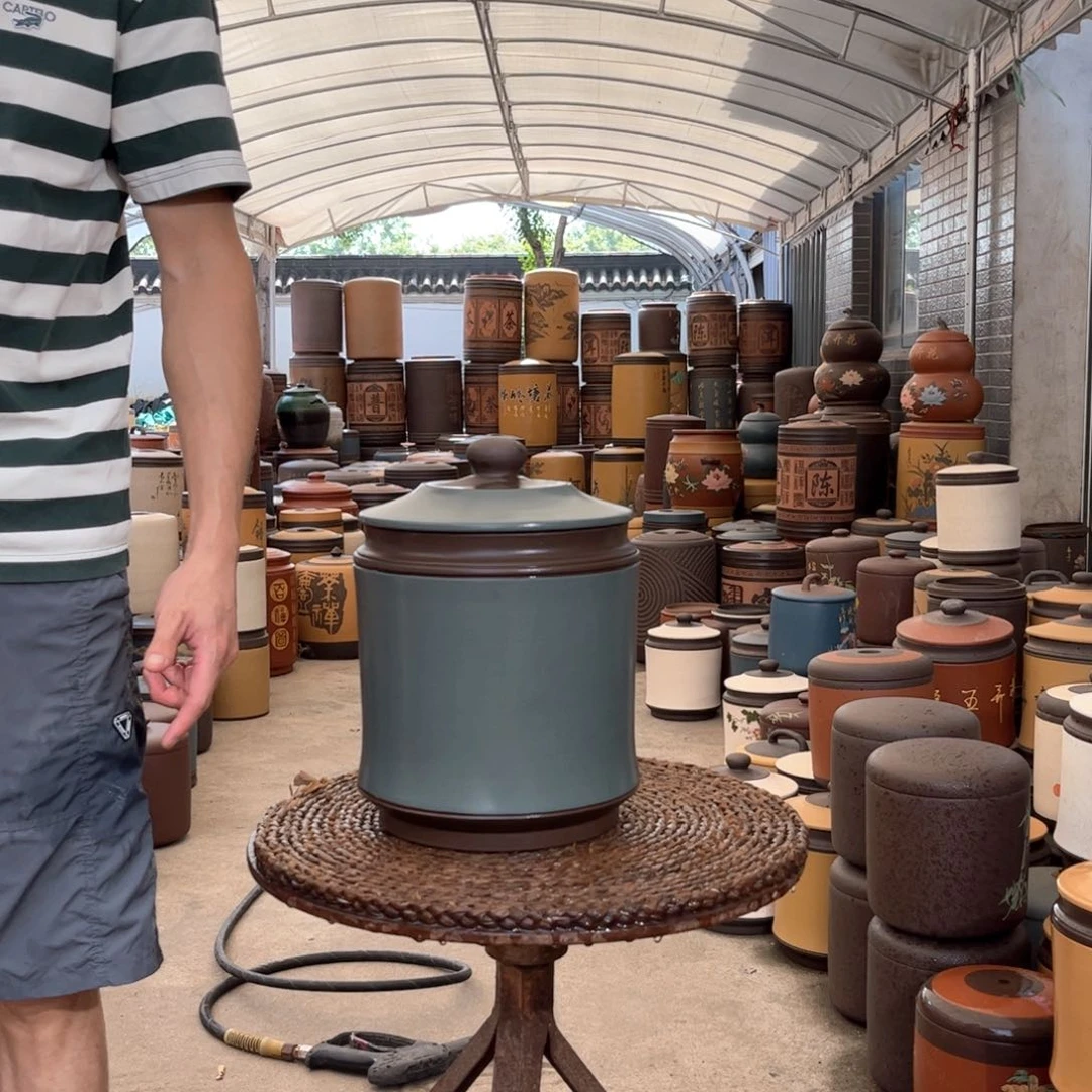 紫砂茶叶罐8 饼茶叶罐