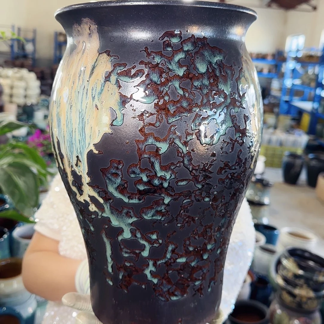 紫砂花盆高30口20