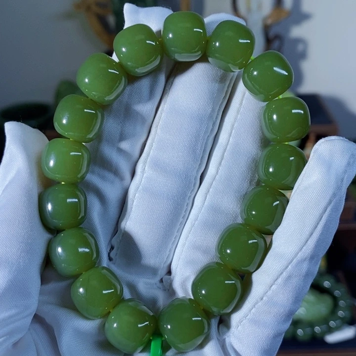 套链未镶嵌和田玉玫*茶