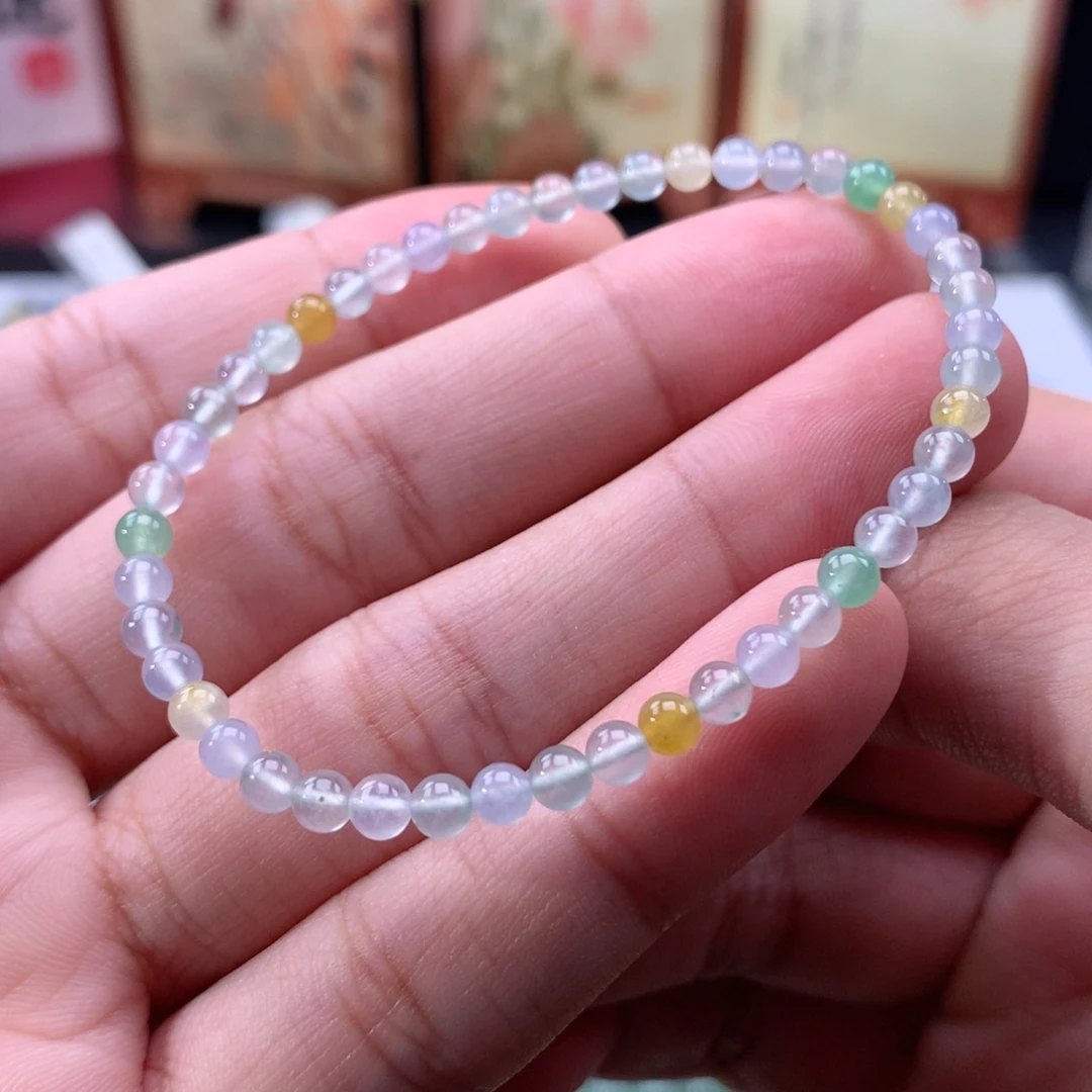 翡翠未镶嵌手链卡4