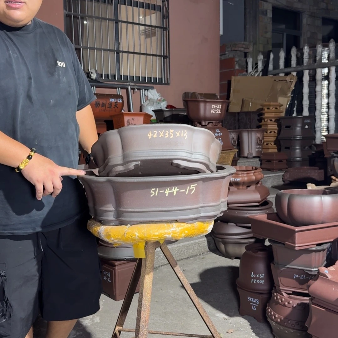 枕***月花盆紫砂紫砂花盆