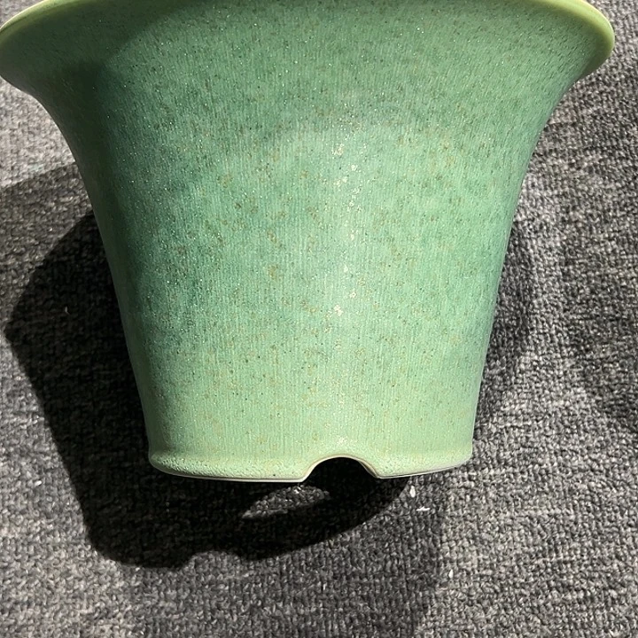 月***思绿釉哑光陶瓷花期