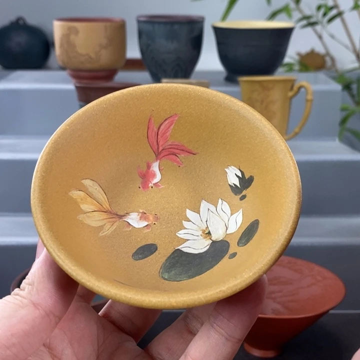 宜兴紫砂手工主人杯