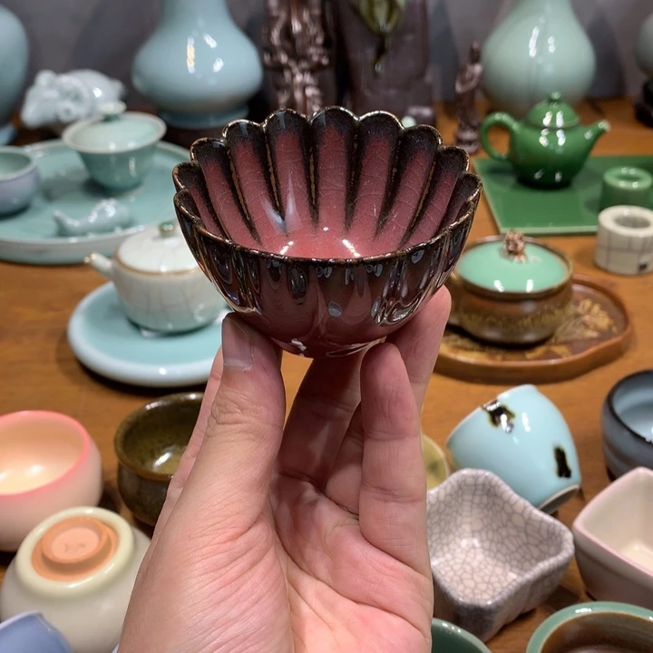 龙泉青瓷紫口铁足