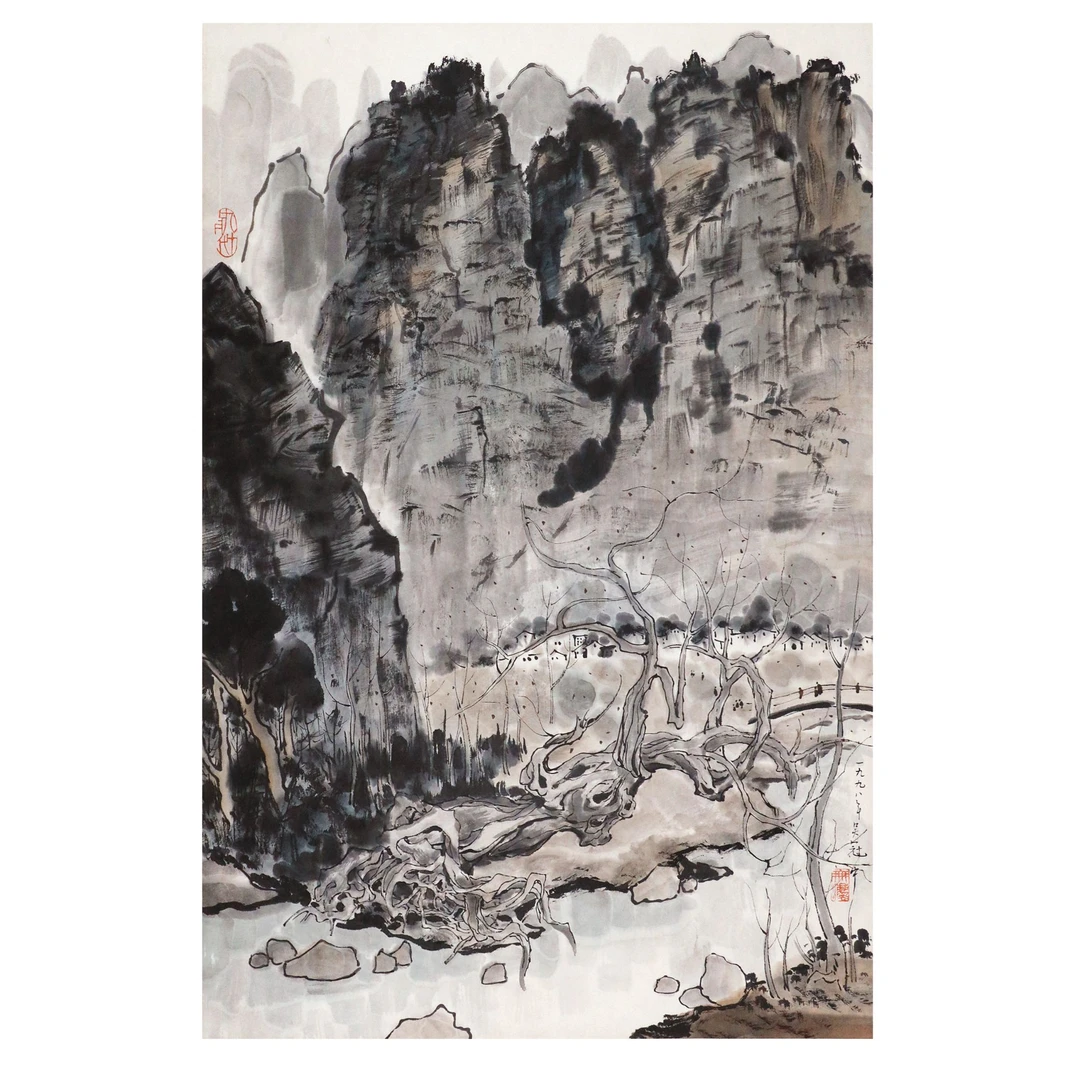 22 WGZ  深秋  69×45  纸本立轴