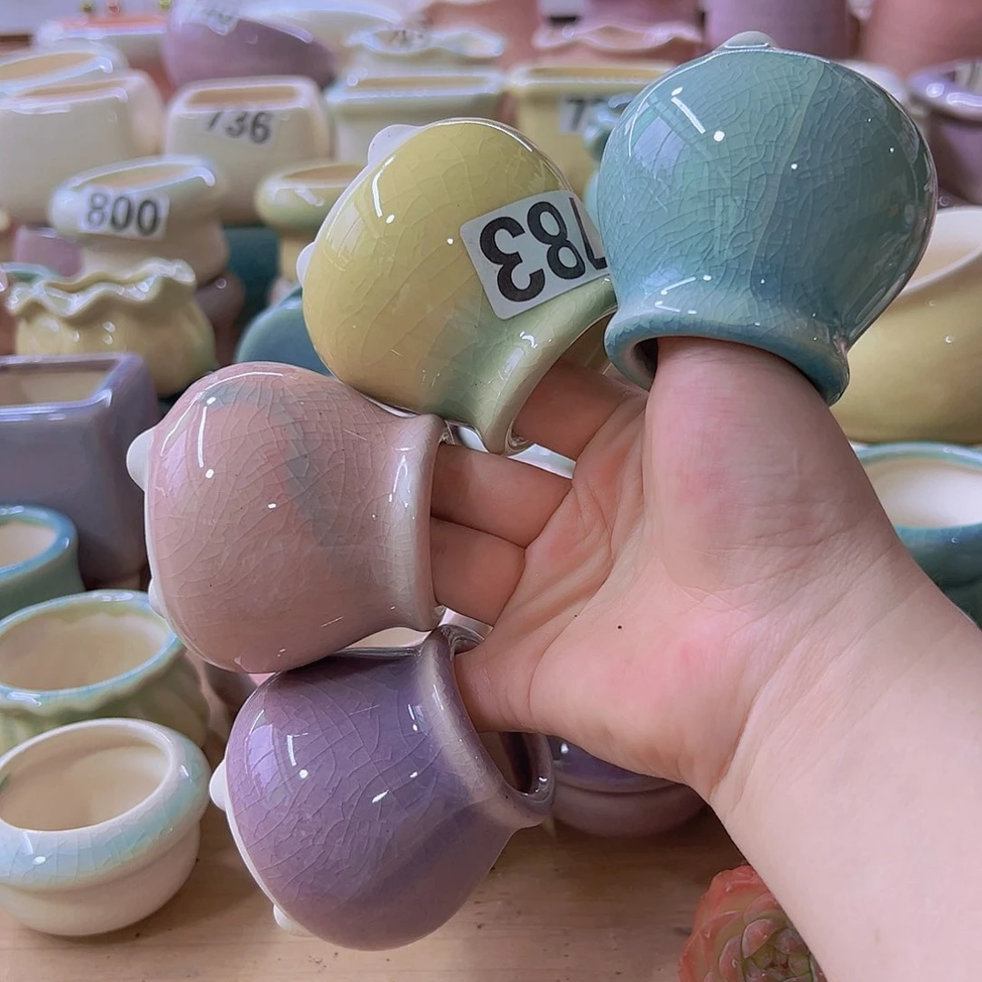 陶瓷花盆单场满12包邮