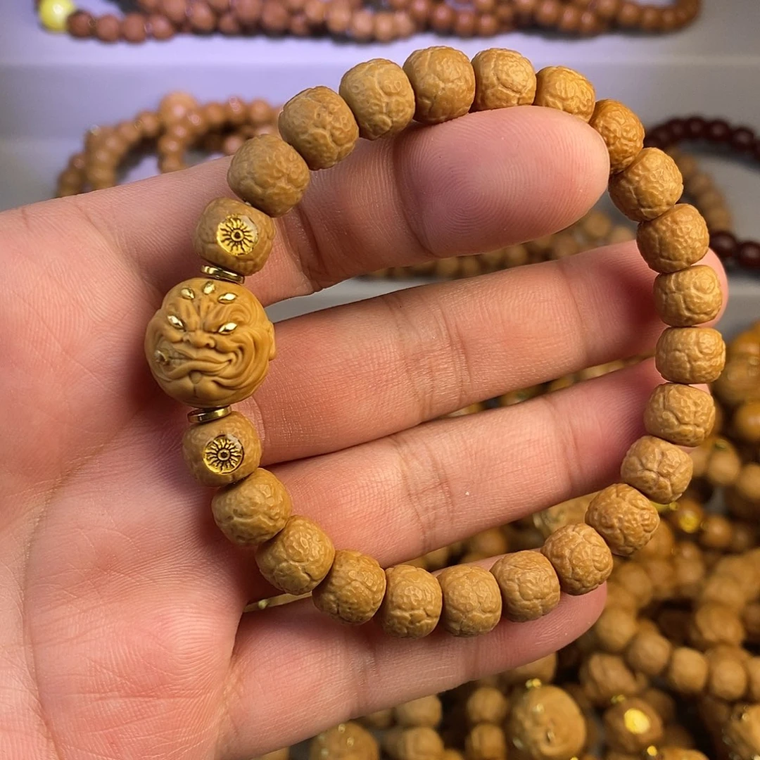 猴头核桃手串全品饕餮 五目烟鬼