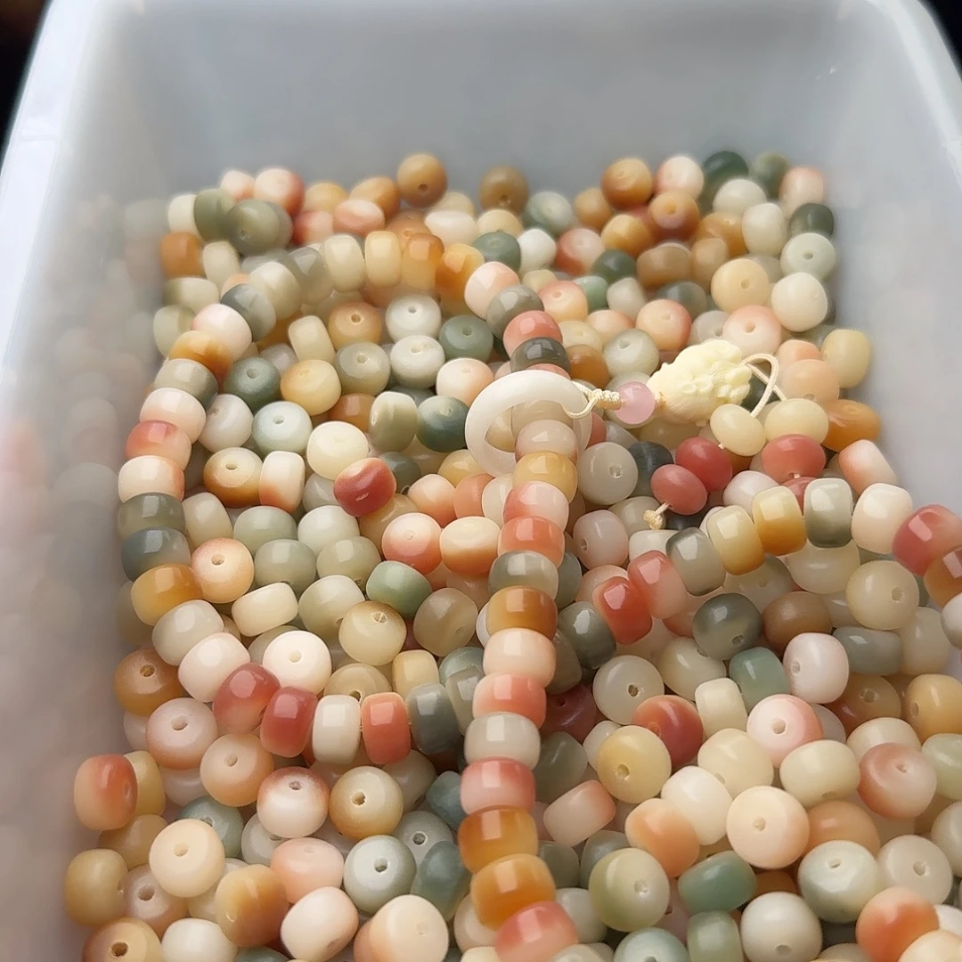 菩提根/象牙果吊坠120颗多宝飘花药片9