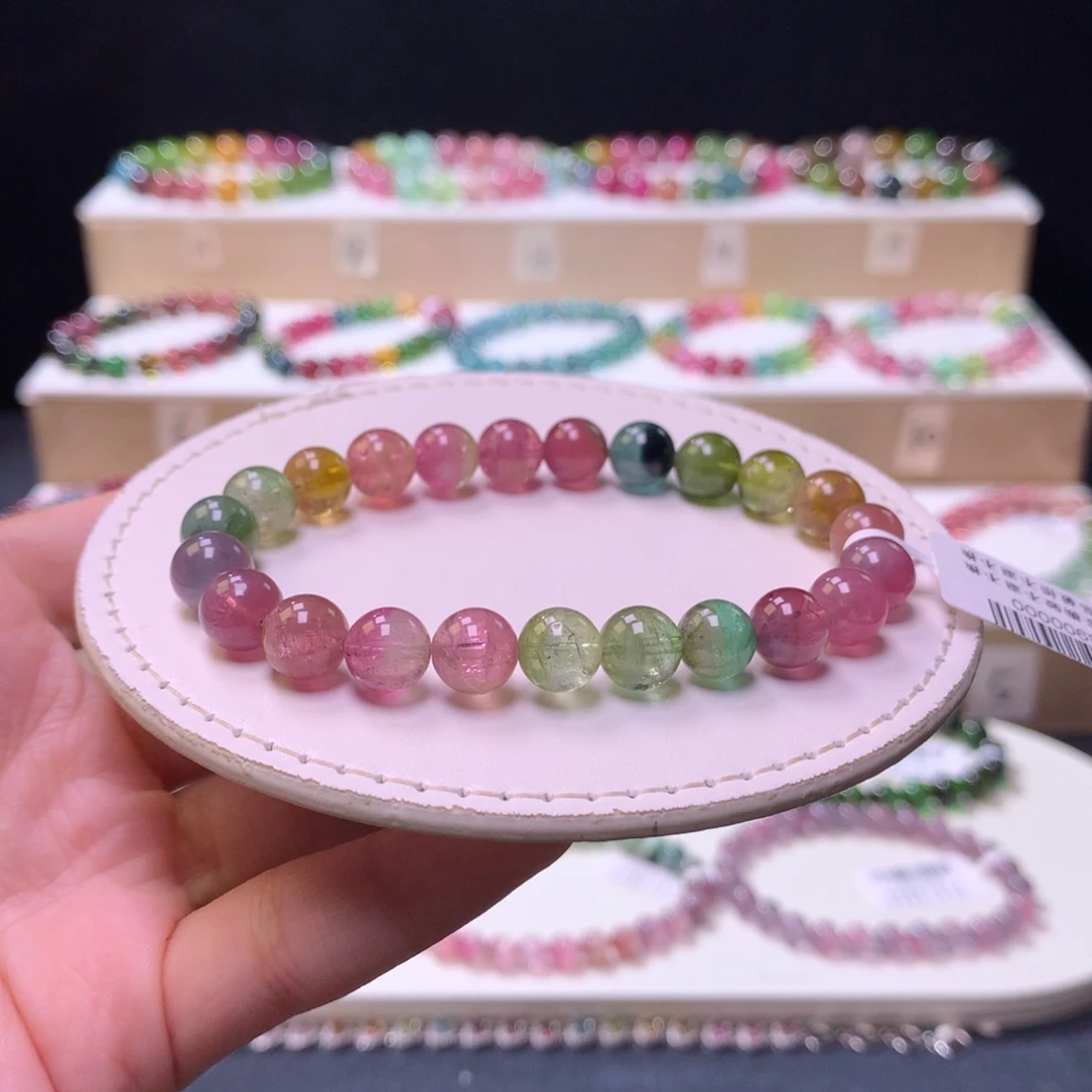 未镶嵌手链碧玺碧玺