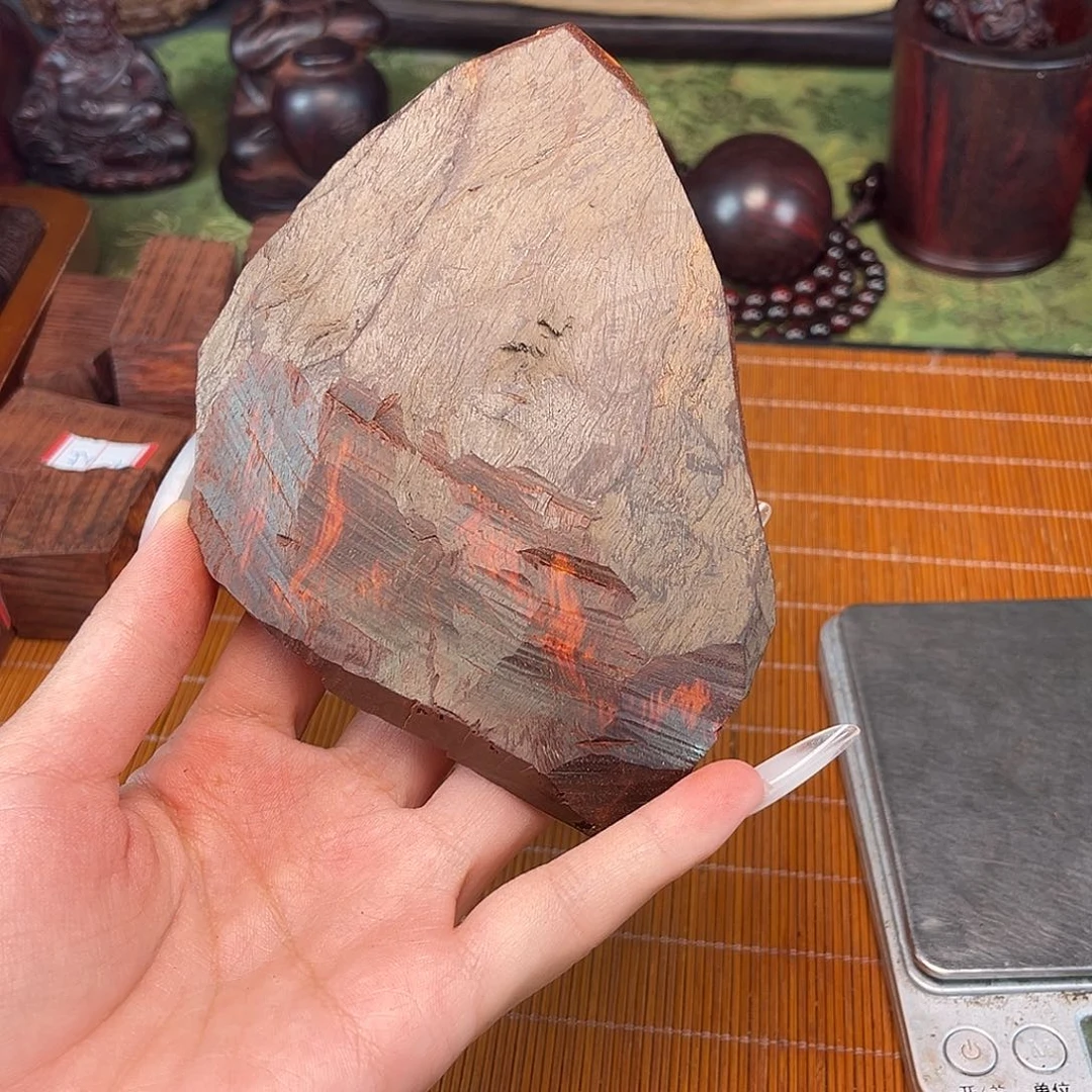 檀香紫檀（小叶紫檀）多星可做茶则或者刮痧板