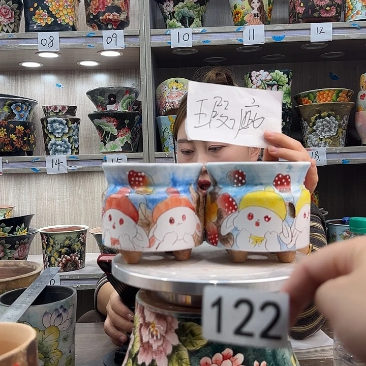 紫砂花盆瑕疵瑕疵122