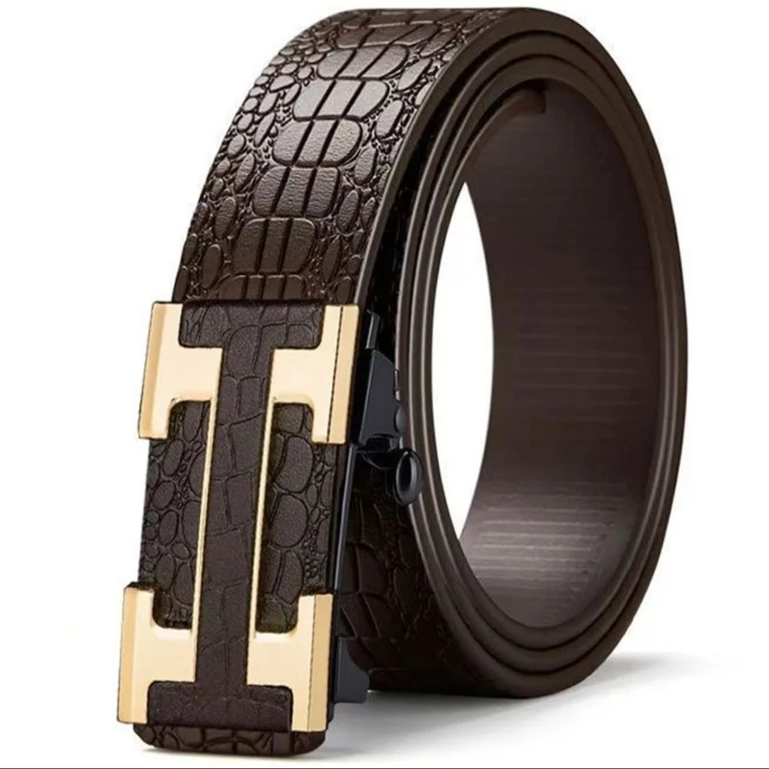 韩版时尚潮流中青年男士替换腰带男士户外旅行腰带时来运转腰带